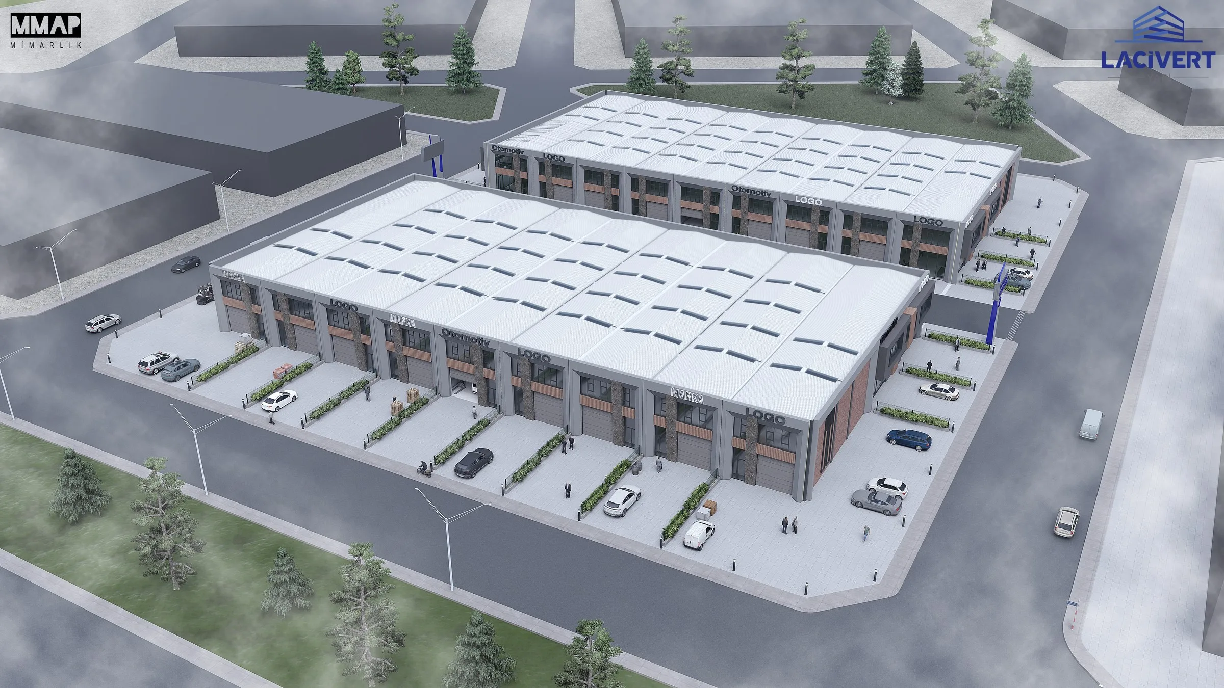 Lacivert - 2 Industrial Site