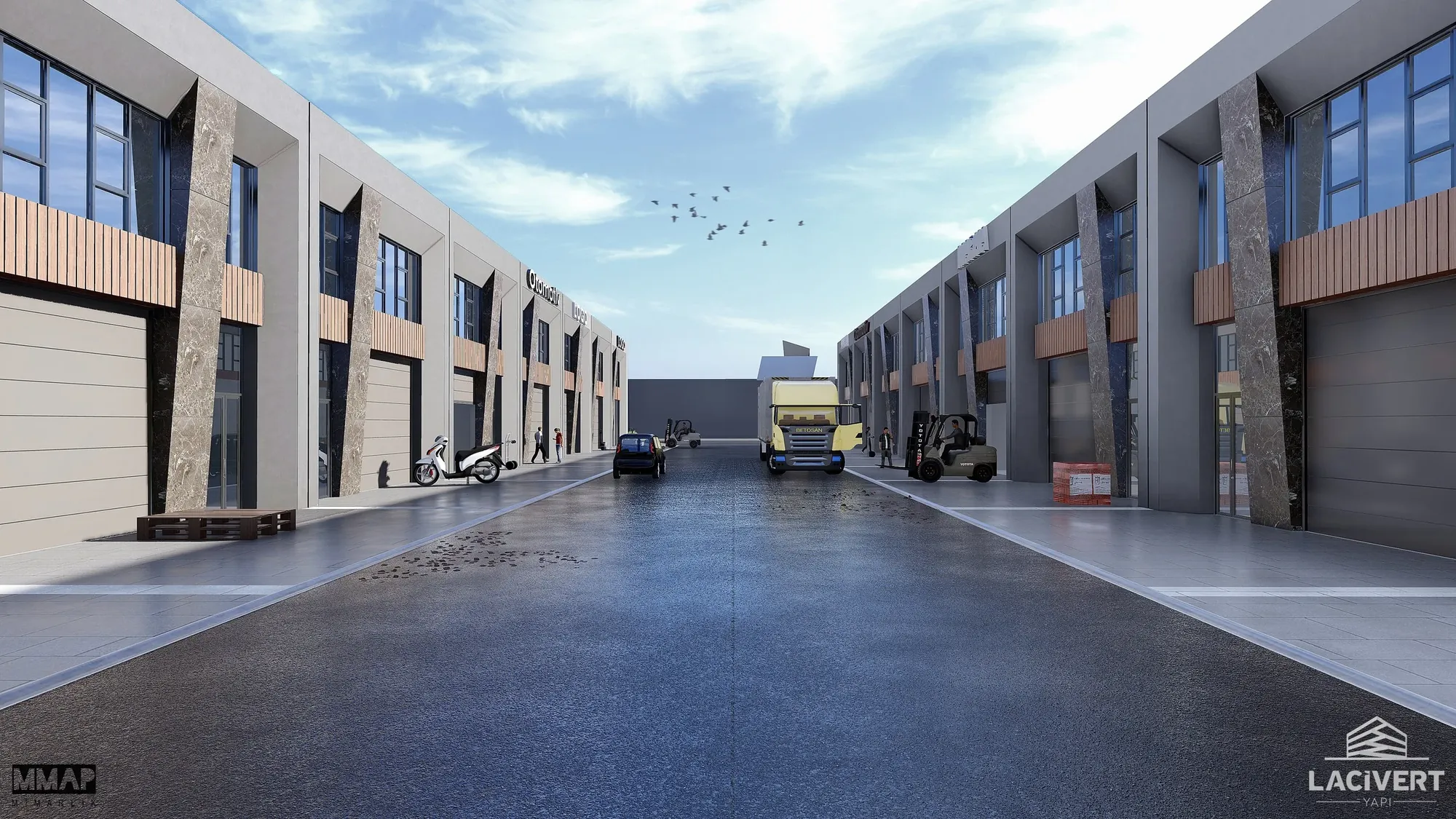 Lacivert - 2 Industrial Site