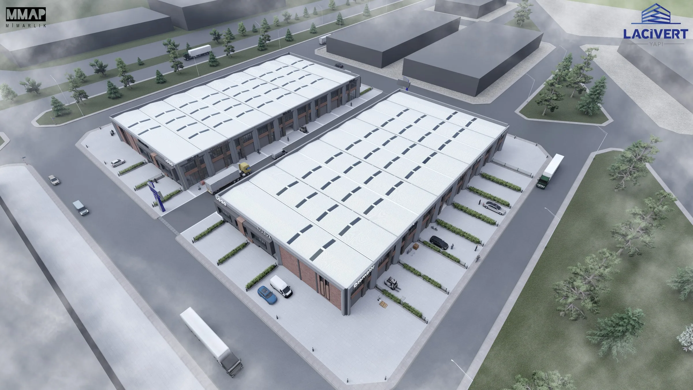 Lacivert - 2 Industrial Site